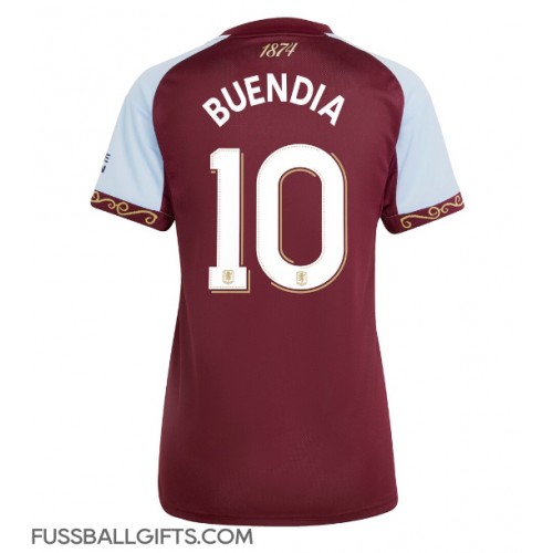Aston Villa Emiliano Buendia #10 Fußballbekleidung Heimtrikot Damen 2025-26 Kurzarm